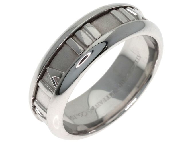 Anello Atlas di Tiffany & Co. in oro bianco - vista 2