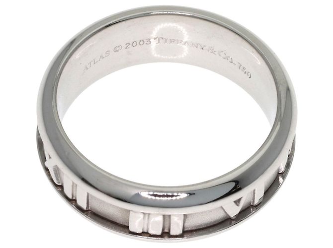 Anello Atlas di Tiffany & Co. in oro bianco - vista 4