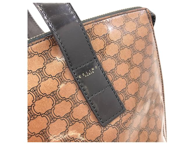 Céline Borsa Tote Celine Macadam Marrone - vista 16
