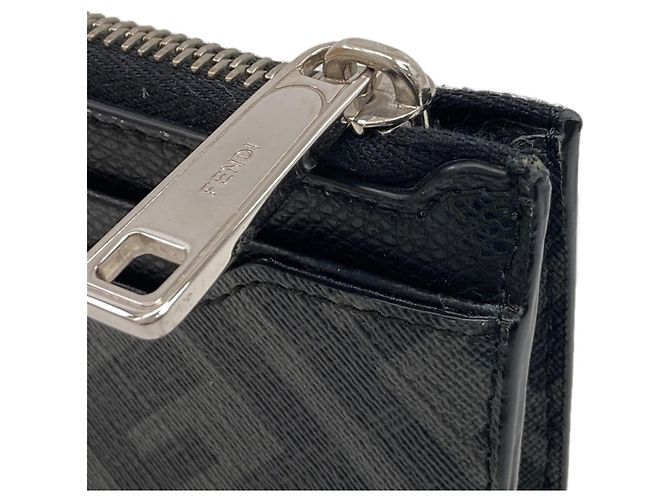 Fendi Zucca Pattern Coin Case Brown - view 15