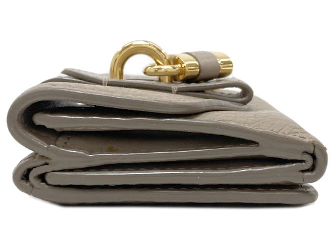 Chloé Chloe Abby Cartera de cuero plegable para mujer Castaño - vista 3