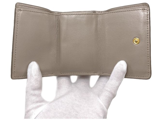 Chloé Chloe Abby Cartera de cuero plegable para mujer Castaño - vista 4