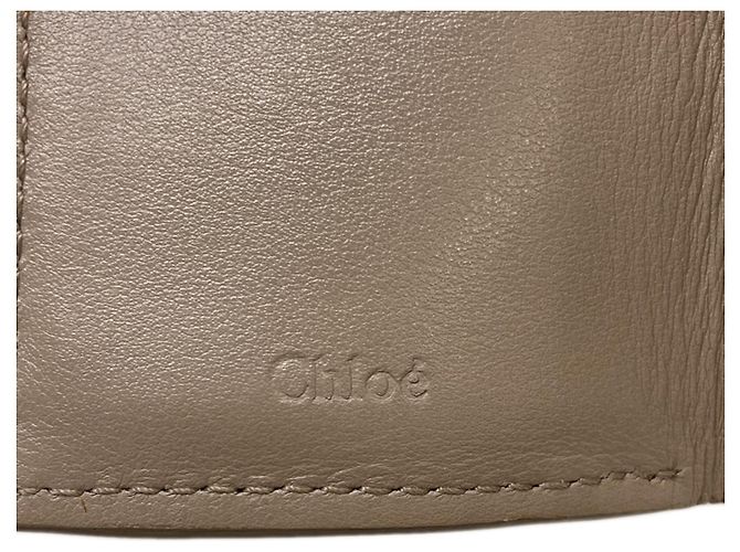 Chloé Chloe Abby Cartera de cuero plegable para mujer Castaño - vista 7