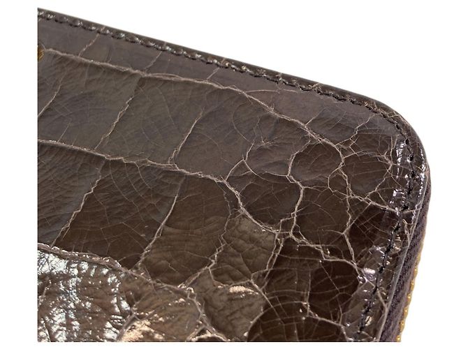 Cartera larga de cuero con relieve Miu Miu Negro - vista 15