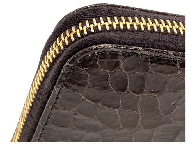 Cartera larga de cuero con relieve Miu Miu Negro - vista 19