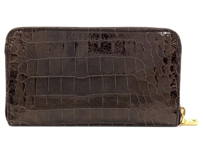 Cartera larga de cuero con relieve Miu Miu Negro - vista 2