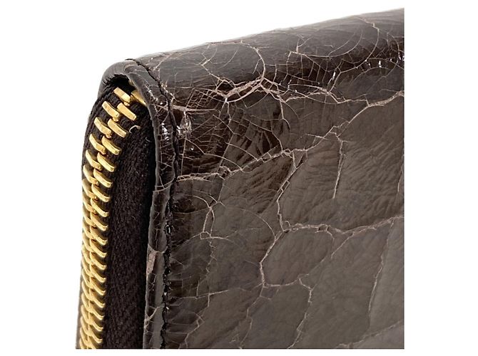 Cartera larga de cuero con relieve Miu Miu Negro - vista 21