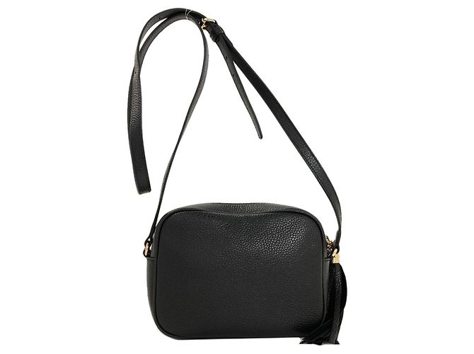 Borsa a Spalla Gucci Soho Disco Nero - vista 2