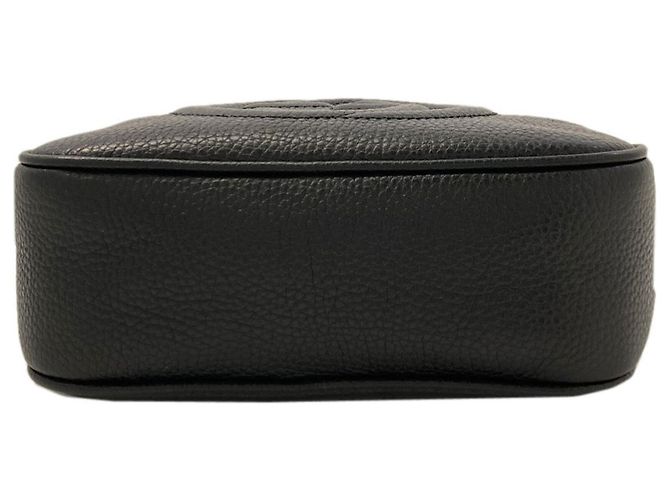 Borsa a Spalla Gucci Soho Disco Nero - vista 4