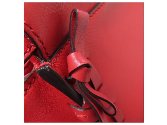 Borsa 2-Way Fendi Peekaboo Mini Rosso - vista 14