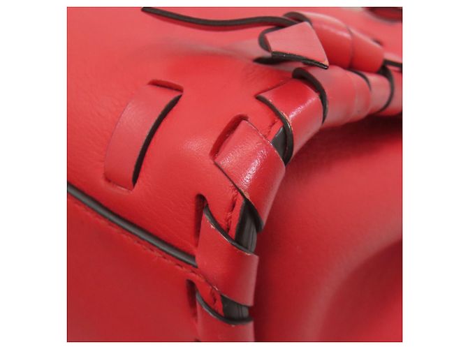 Borsa 2-Way Fendi Peekaboo Mini Rosso - vista 25