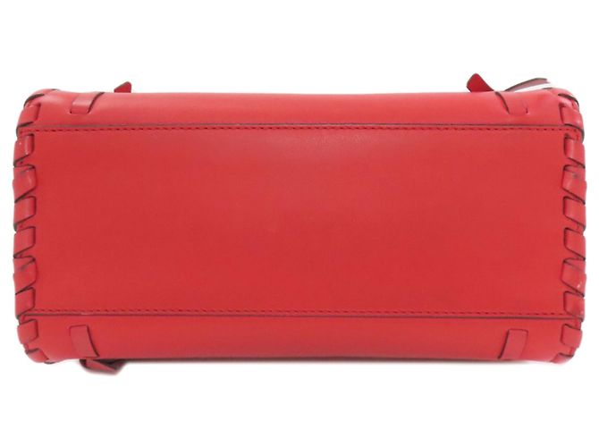 Borsa 2-Way Fendi Peekaboo Mini Rosso - vista 4