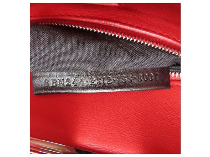 Borsa 2-Way Fendi Peekaboo Mini Rosso - vista 8
