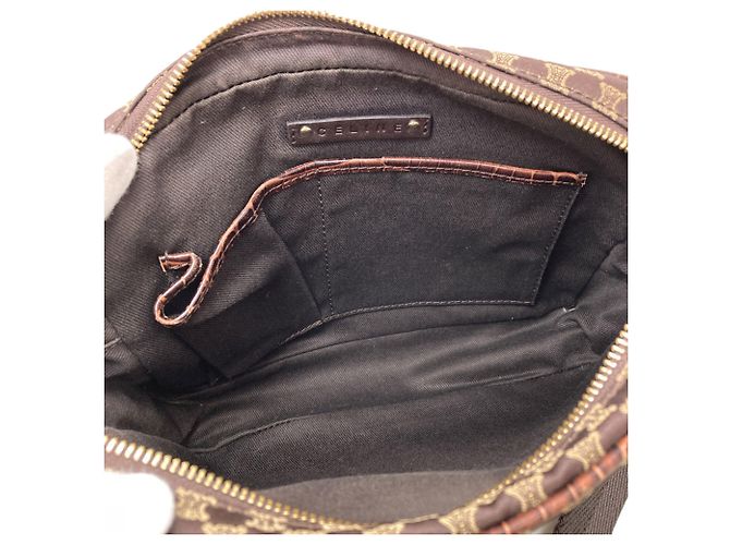 Céline Celine Schultertasche aus Canvas mit Macadam-Muster Braun - Ansicht 5