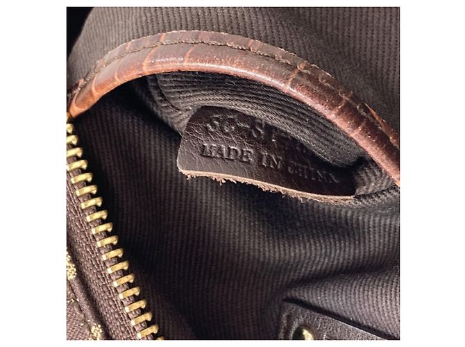 Céline Celine Schultertasche aus Canvas mit Macadam-Muster Braun - Ansicht 7