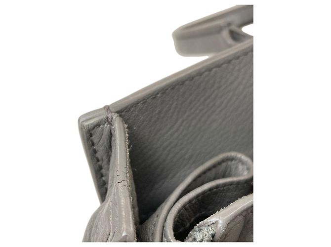 Balenciaga 370926 Paper 2-Way Handbag Marrone - vista 13