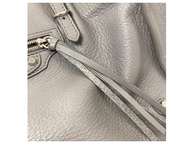 Balenciaga 370926 Paper 2-Way Handbag Marrone - vista 14