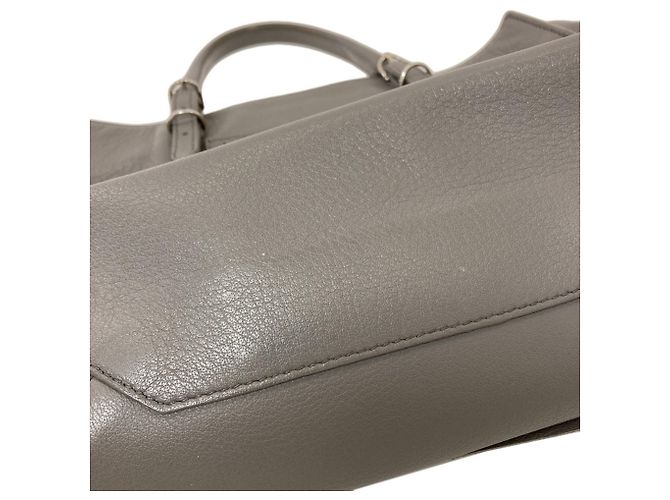 Balenciaga 370926 Paper 2-Way Handbag Marrone - vista 15