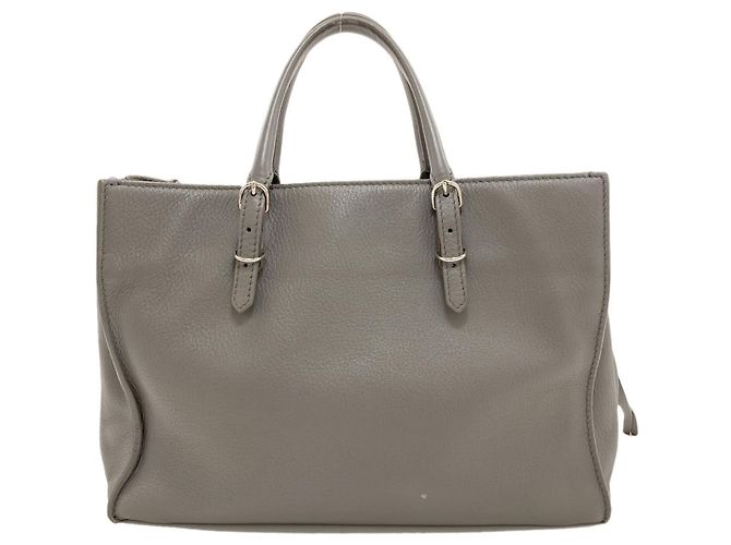 Balenciaga 370926 Paper 2-Way Handbag Marrone - vista 2