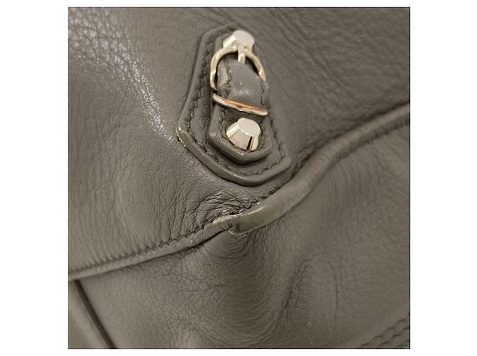 Balenciaga 370926 Paper 2-Way Handbag Marrone - vista 27