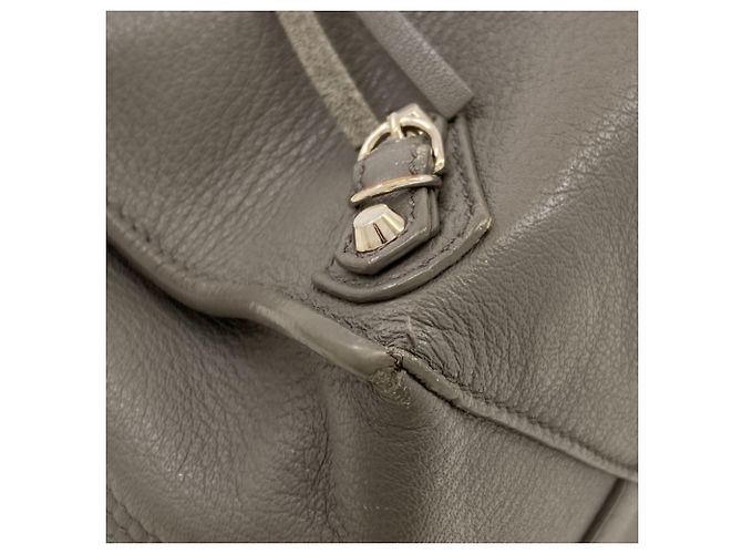Balenciaga 370926 Paper 2-Way Handbag Marrone - vista 28