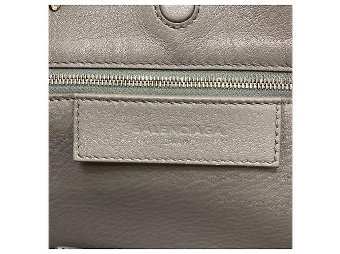 Balenciaga 370926 Paper 2-Way Handbag Marrone - vista 6