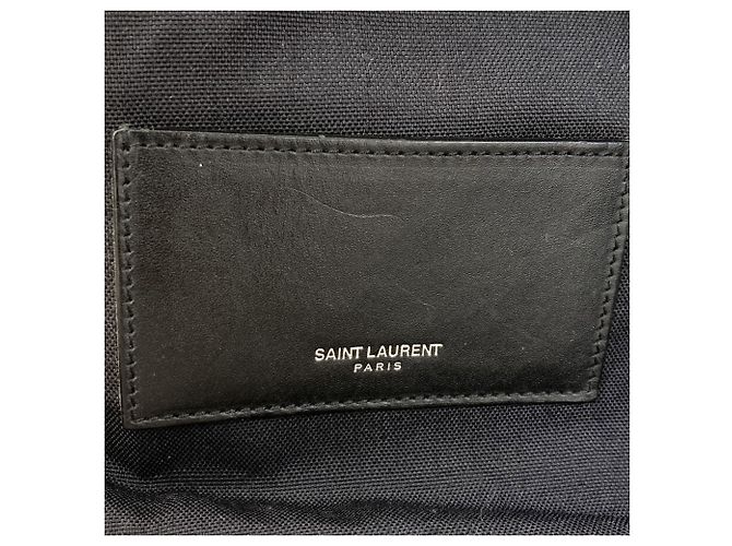 Saint Laurent Rucksack mit Logo Schwarz - Ansicht 15