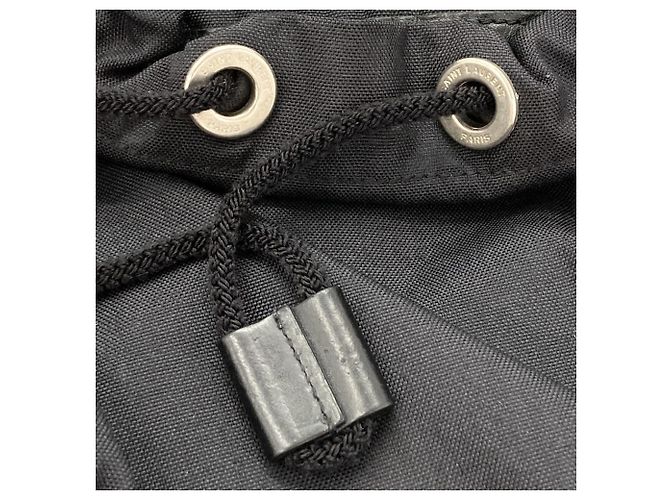 Saint Laurent Rucksack mit Logo Schwarz - Ansicht 18