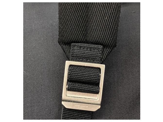Saint Laurent Rucksack mit Logo Schwarz - Ansicht 24