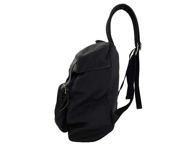Saint Laurent Rucksack mit Logo Schwarz - Ansicht 3