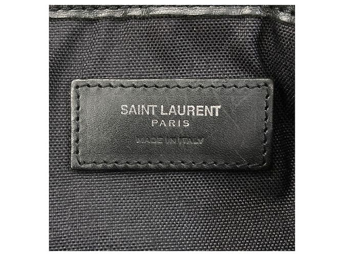 Saint Laurent Rucksack mit Logo Schwarz - Ansicht 6