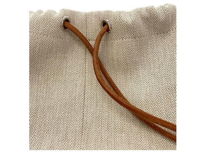 Hermès Hermes Tipi Schultertasche Beige - Ansicht 11