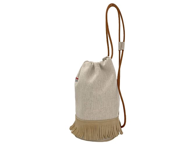 Hermès Hermes Tipi Schultertasche Beige - Ansicht 3
