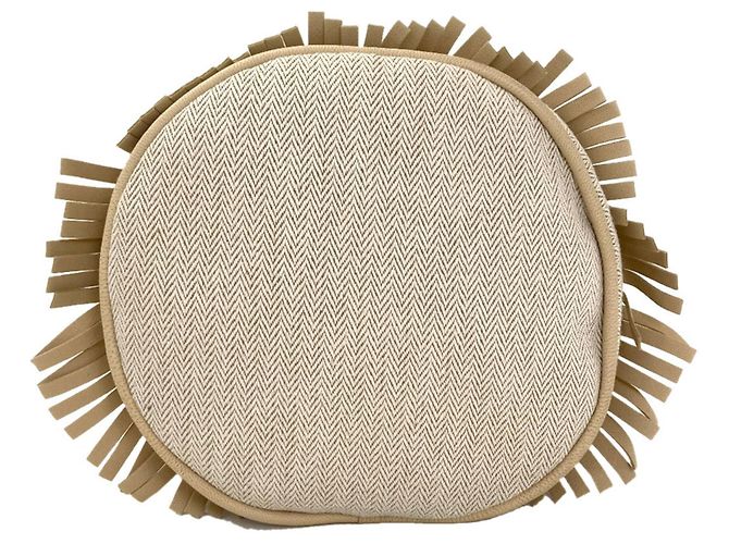 Hermès Hermes Tipi Schultertasche Beige - Ansicht 4