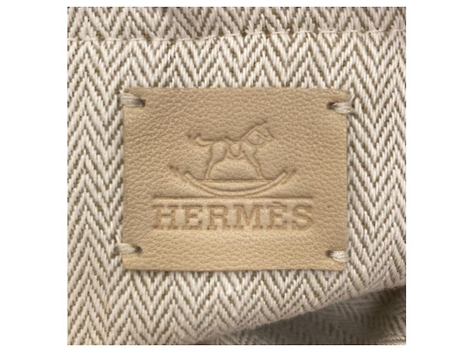 Hermès Hermes Tipi Schultertasche Beige - Ansicht 6