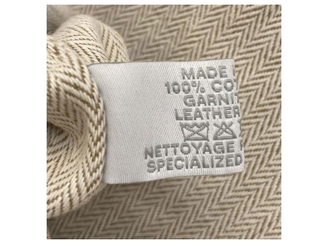 Hermès Hermes Tipi Schultertasche Beige - Ansicht 7