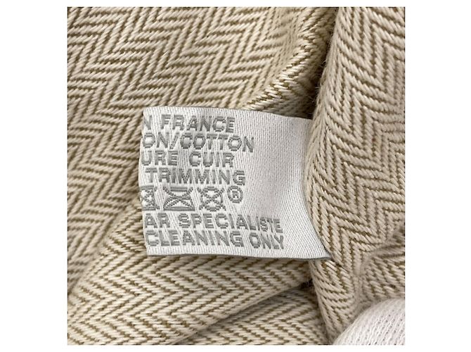 Hermès Hermes Tipi Schultertasche Beige - Ansicht 8