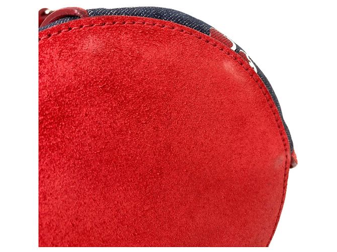 Borsa a tracolla 2-way Miu Miu con stampa di ciliegie Rosso Blu - vista 14