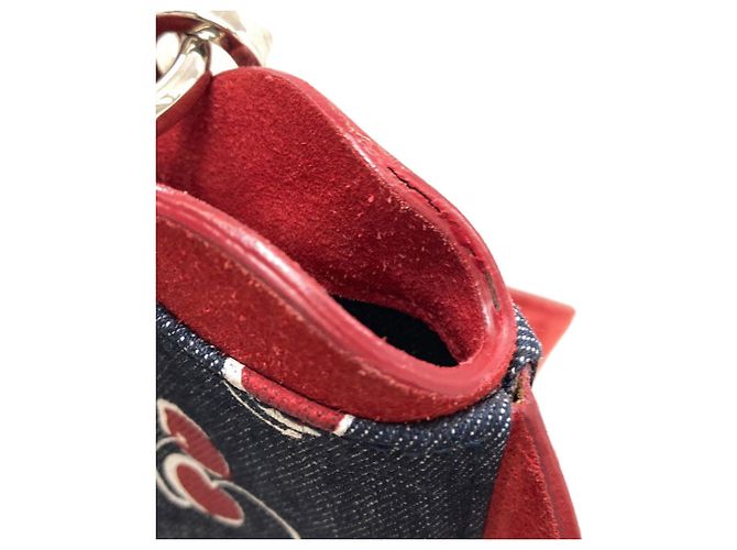 Borsa a tracolla 2-way Miu Miu con stampa di ciliegie Rosso Blu - vista 16