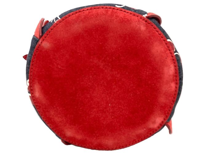 Borsa a tracolla 2-way Miu Miu con stampa di ciliegie Rosso Blu - vista 4