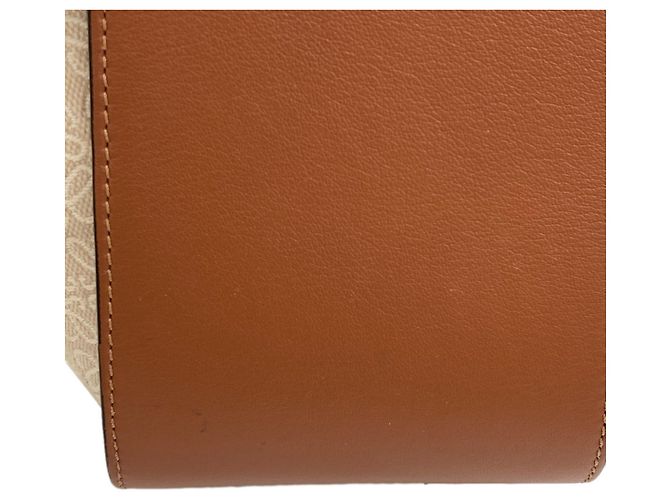 Loewe Hammock 2-Way Handtasche Braun Weiß - Ansicht 16