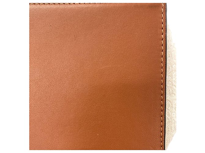 Loewe Hammock 2-Way Handtasche Braun Weiß - Ansicht 21