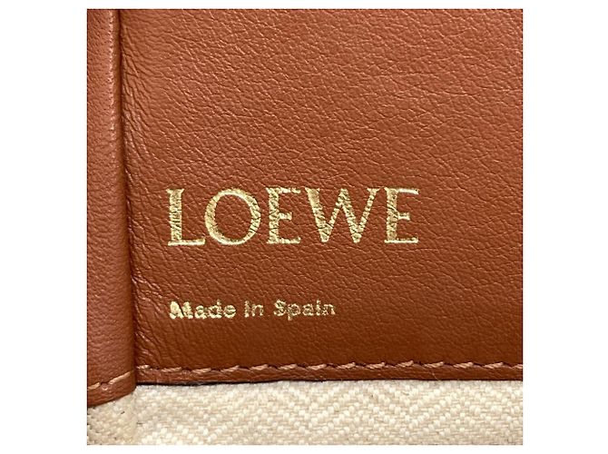 Loewe Hammock 2-Way Handtasche Braun Weiß - Ansicht 6
