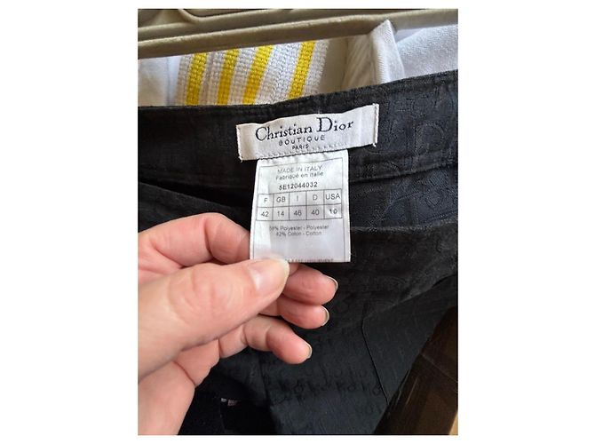 Christian Dior Monogramm Caprihose Schwarz - Ansicht 4