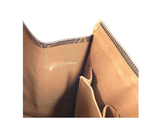 Borsa Louis Vuitton Monogram Popincourt O Tote Bag Marrone - vista 15