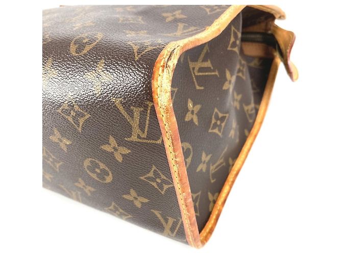 Borsa Louis Vuitton Monogram Popincourt O Tote Bag Marrone - vista 6