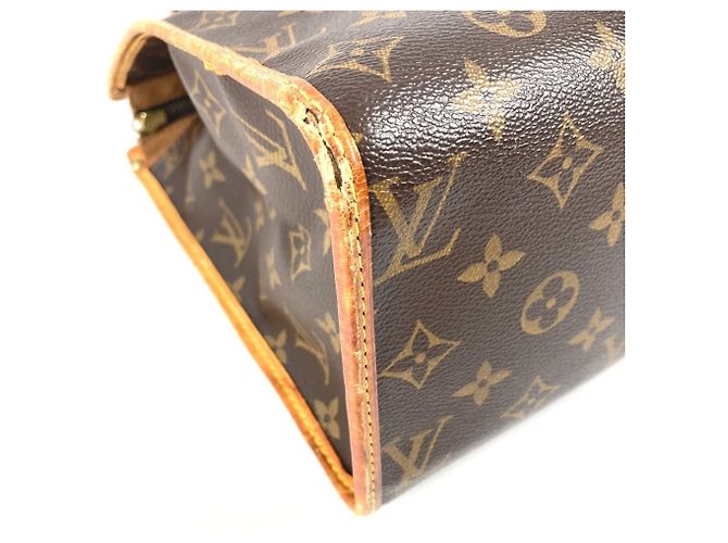 Borsa Louis Vuitton Monogram Popincourt O Tote Bag Marrone - vista 7