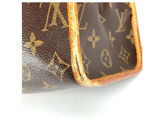 Borsa Louis Vuitton Monogram Popincourt O Tote Bag Marrone - vista 9