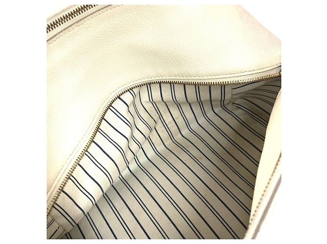 Borsa Tote Louis Vuitton Monogram Empreinte Mare MM Bianco - vista 16