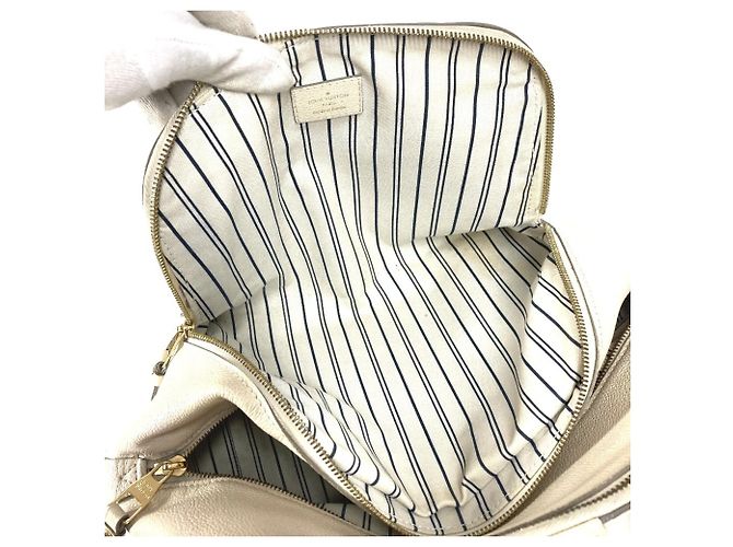 Borsa Tote Louis Vuitton Monogram Empreinte Mare MM Bianco - vista 17